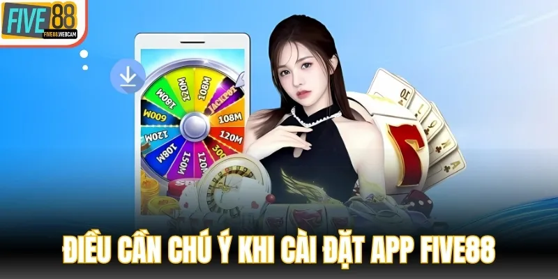 Điều cần chú ý khi thực hiện cài đặt app FIVE88