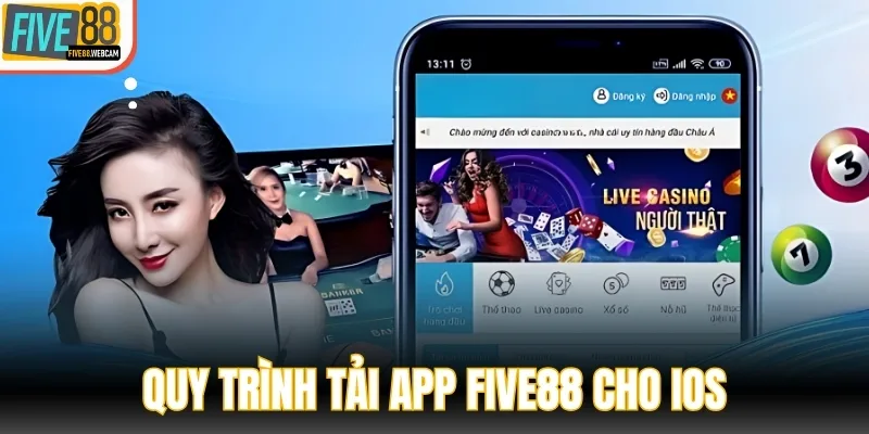 Quy trình tải app FIVE88 cho iOS đơn giản, dễ dàng